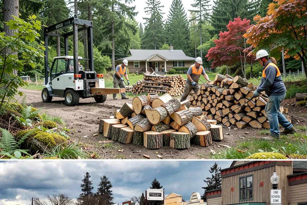 Winery Firewood in Roy, Pierce County, WA - Ramp up supply for fall harvest events and the cool-weather tasting season.
