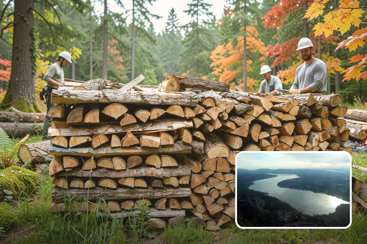 Winery Firewood in Sammamish, WA - Clean-burning wood that enhances the tasting experience