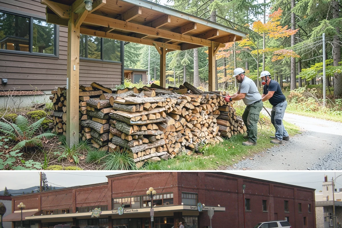 Winery Firewood in Sedro-Woolley, Skagit County, WA - Ramp up supply for fall harvest events and the cool-weather tasting season.
