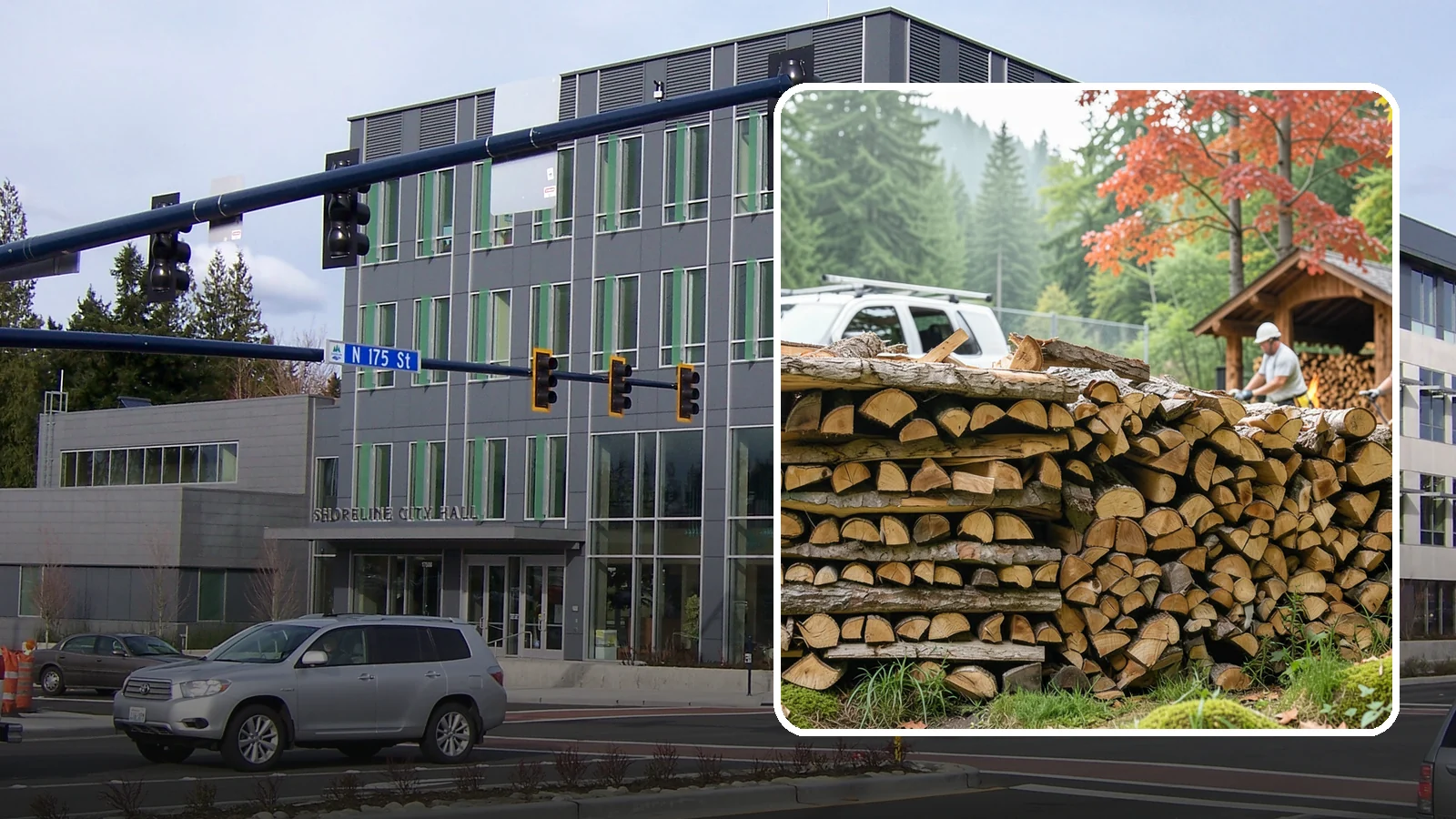 Winery Firewood in Shoreline, King County, WA - We supply Pacific Northwest wineries with seasoned firewood for tasting room hearths, outdoor fire features, and events.
