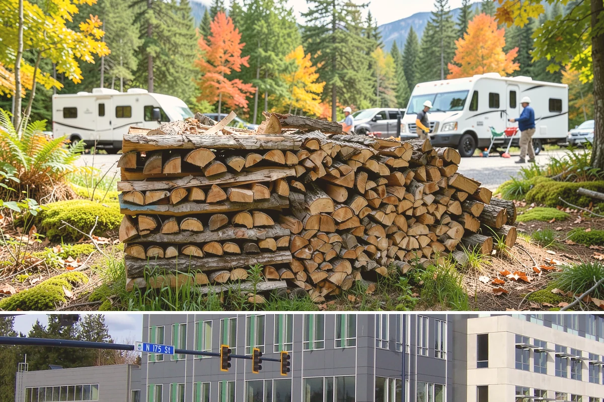 Winery Firewood in Shoreline, King County, WA - Ramp up supply for fall harvest events and the cool-weather tasting season.