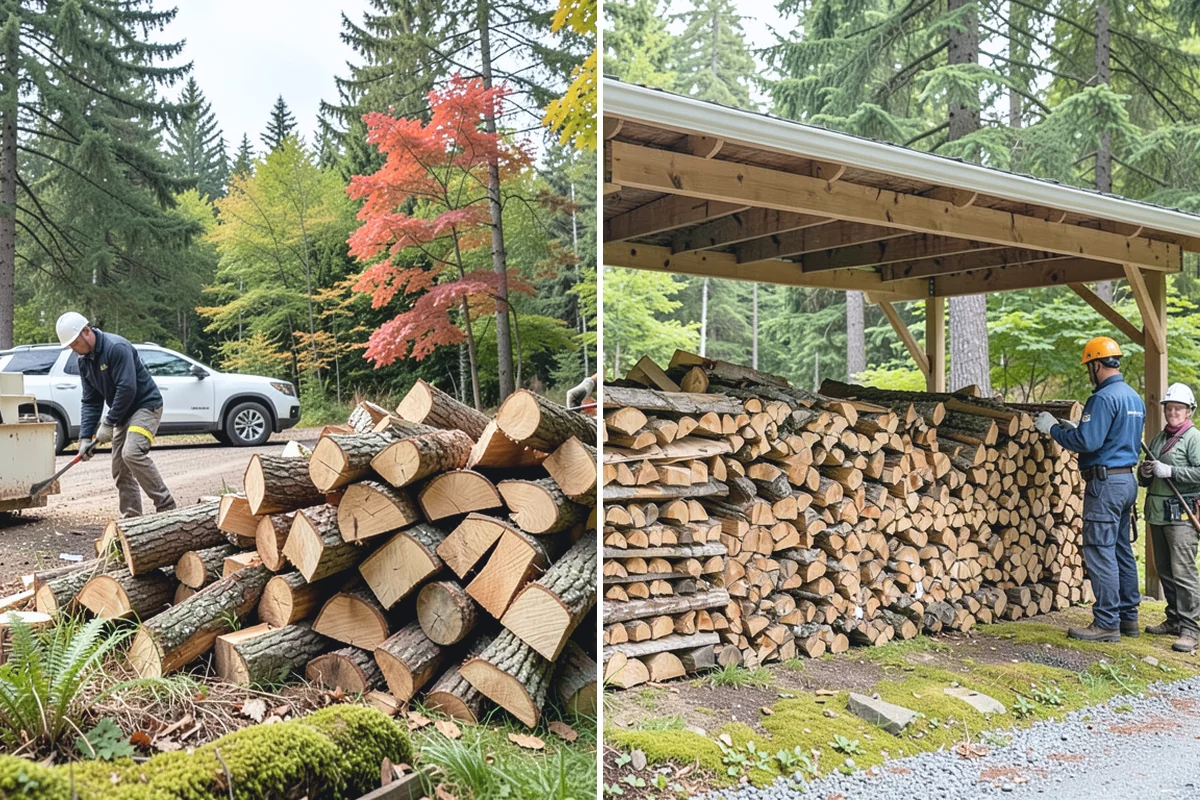 Winery Firewood in Wilkeson, Pierce County, WA - Review your hearths, fire features, and event needs