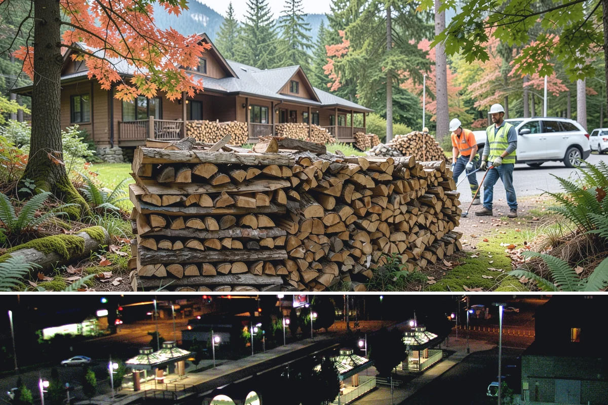 Winter Firewood Delivery in Auburn, King County, WA - This is our peak season from the first hard cold through late winter, so booking early locks in dependable resupply.