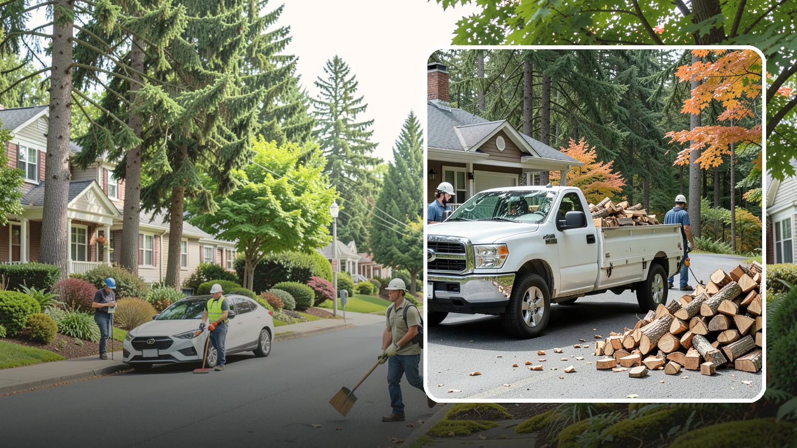 Winter Firewood Delivery in Beaux Arts Village, King County, WA - Through the heart of the Pacific Northwest cold season, we keep your rack stocked with dry wood you can burn tonight.