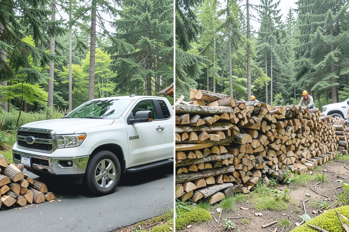 Winter Firewood Delivery in Beaux Arts Village, King County, WA - Set up your winter delivery quantity and schedule