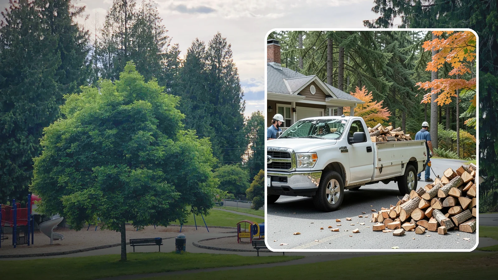 Winter Firewood Delivery in Bonney Lake, Pierce County, WA - Through the heart of the Pacific Northwest cold season, we keep your rack stocked with dry wood you can burn tonight.