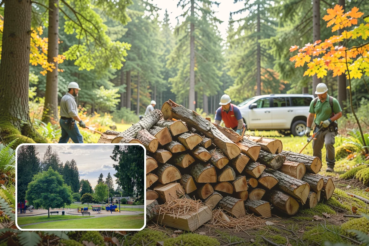 Winter Firewood Delivery in Bonney Lake, Pierce County, WA - Keeps your rack stocked through the coldest months