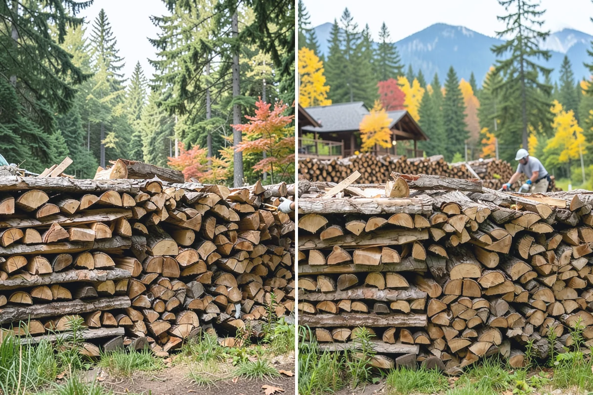 Winter Firewood Delivery in Bonney Lake, Pierce County, WA - Set up your winter delivery quantity and schedule