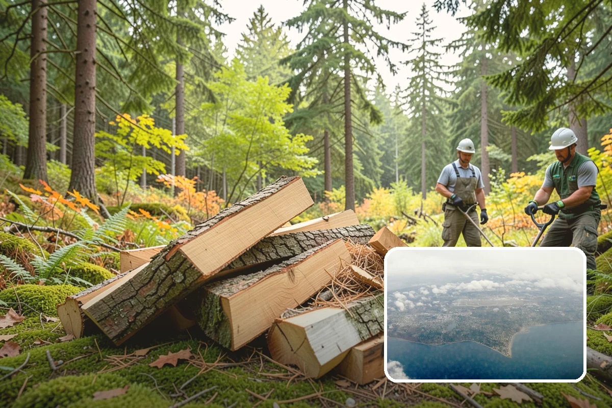 Winter Firewood Delivery in Burien, King County, WA - Keeps your rack stocked through the coldest months