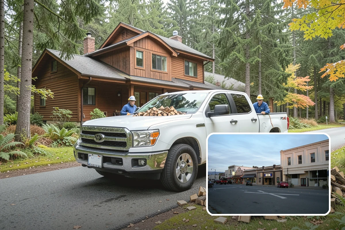 Winter Firewood Delivery in Burlington, Skagit County, WA - Keeps your rack stocked through the coldest months