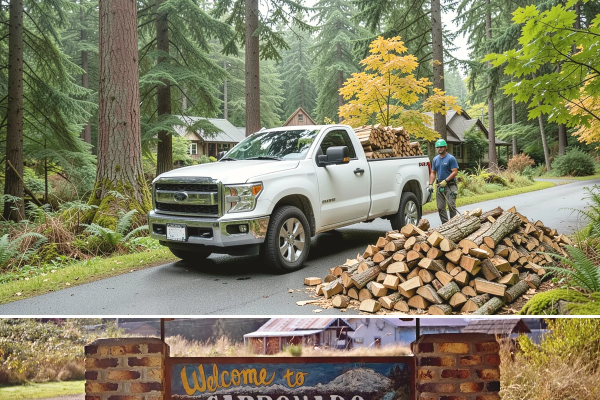 Winter Firewood Delivery in Carbonado, Pierce County, WA - This is our peak season from the first hard cold through late winter, so booking early locks in dependable resupply.