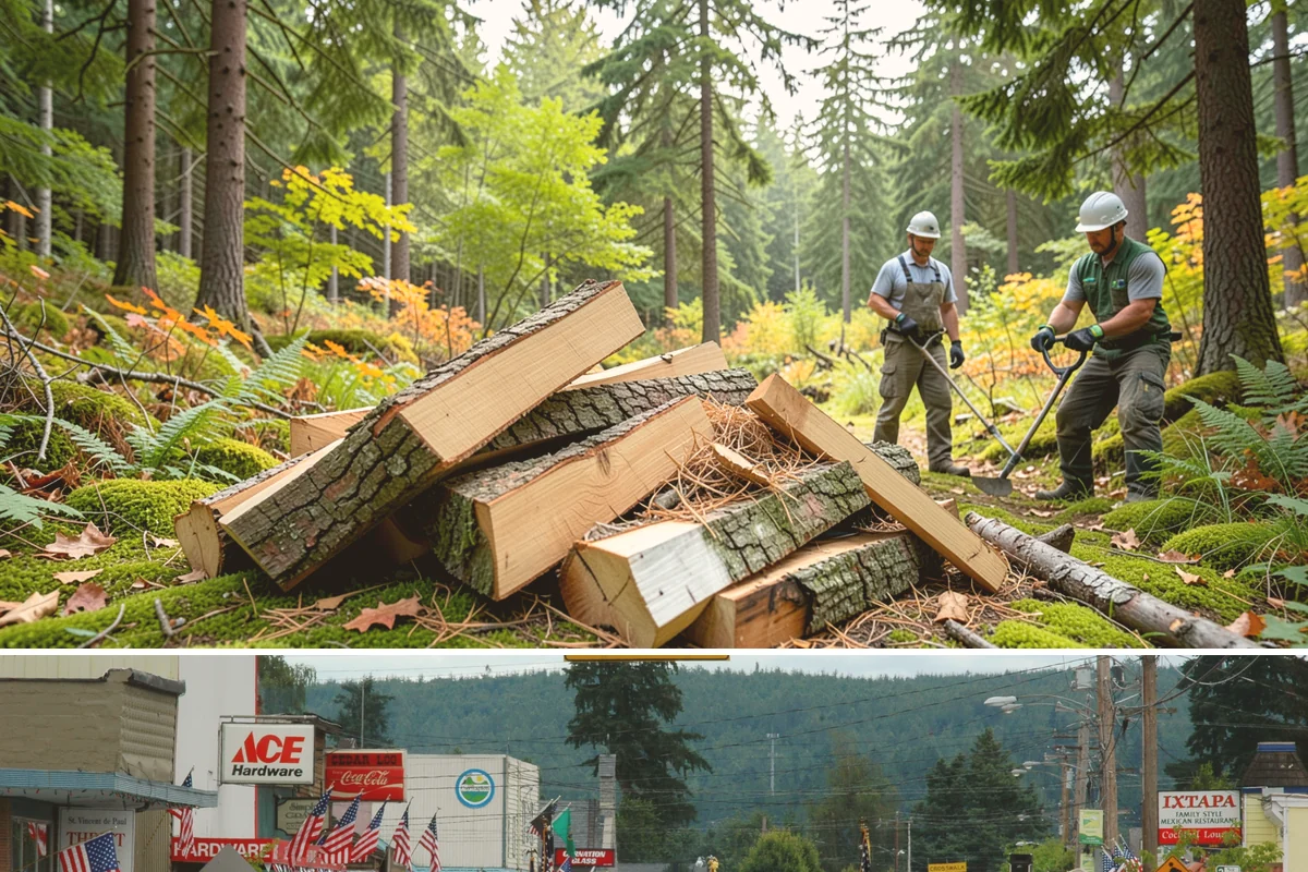 Winter Firewood Delivery in Carnation, King County, WA - This is our peak season from the first hard cold through late winter, so booking early locks in dependable resupply.
