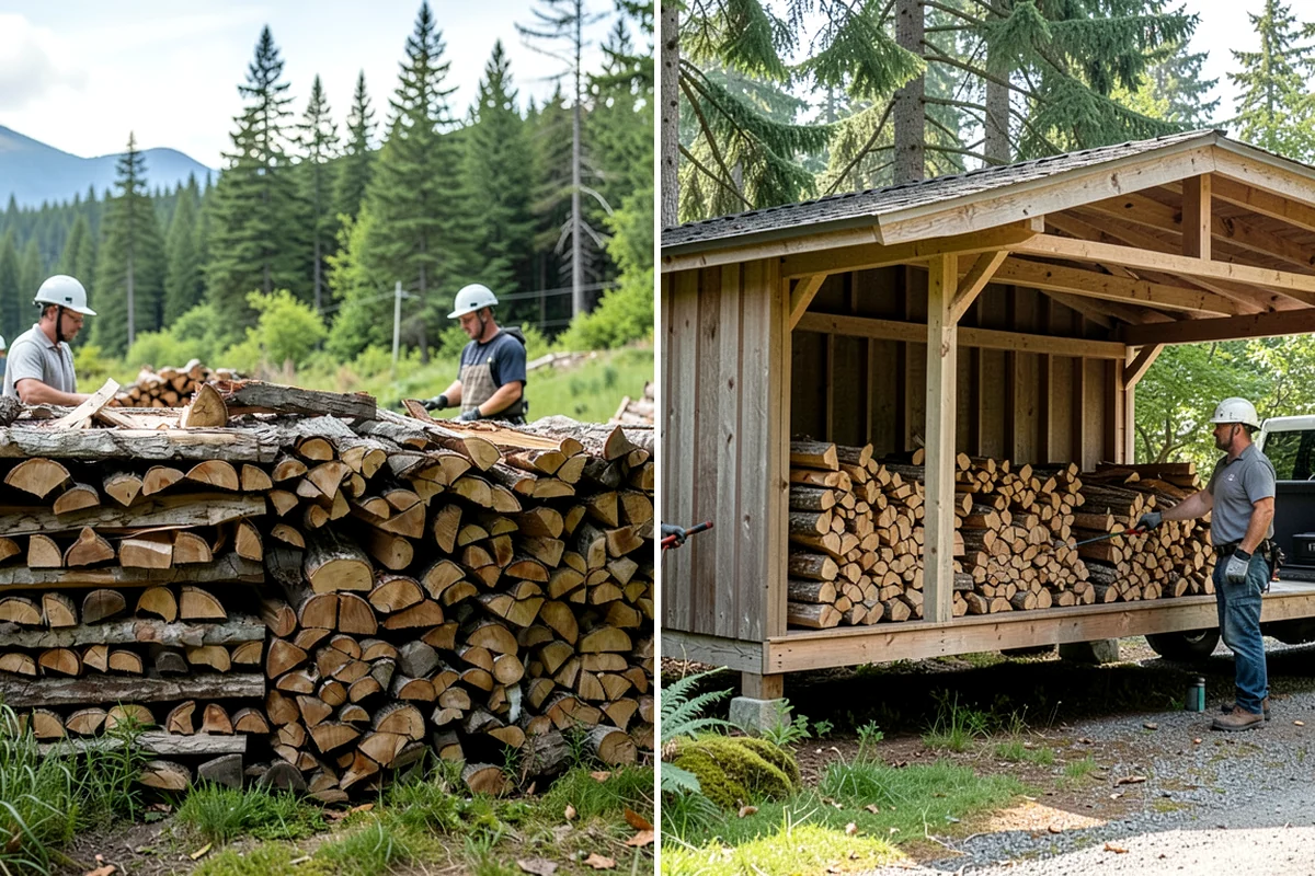 Winter Firewood Delivery in Clyde Hill, King County, WA - Set up your winter delivery quantity and schedule