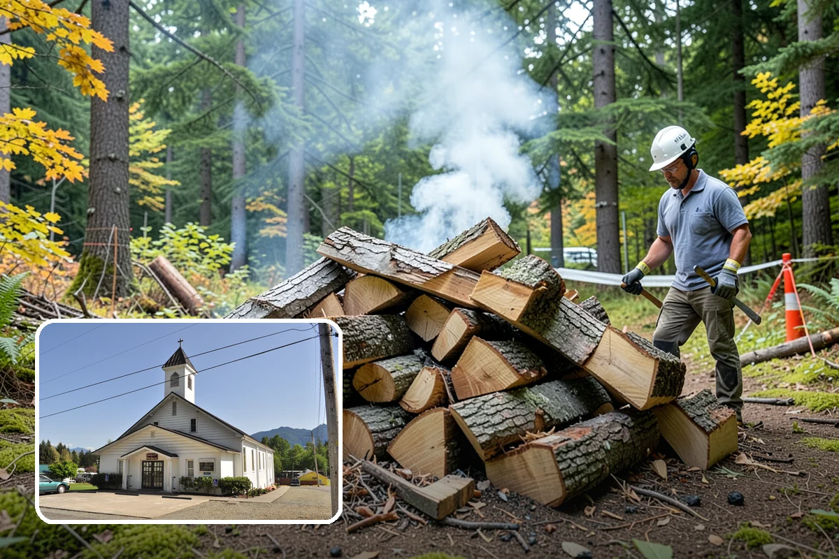 Winter Firewood Delivery in Concrete, Skagit County, WA - Keeps your rack stocked through the coldest months