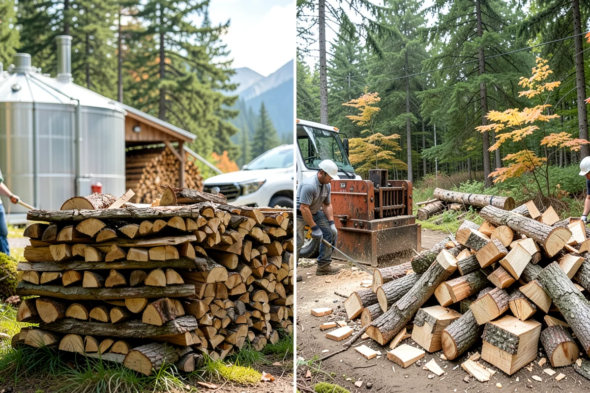 Winter Firewood Delivery in Concrete, Skagit County, WA - Set up your winter delivery quantity and schedule