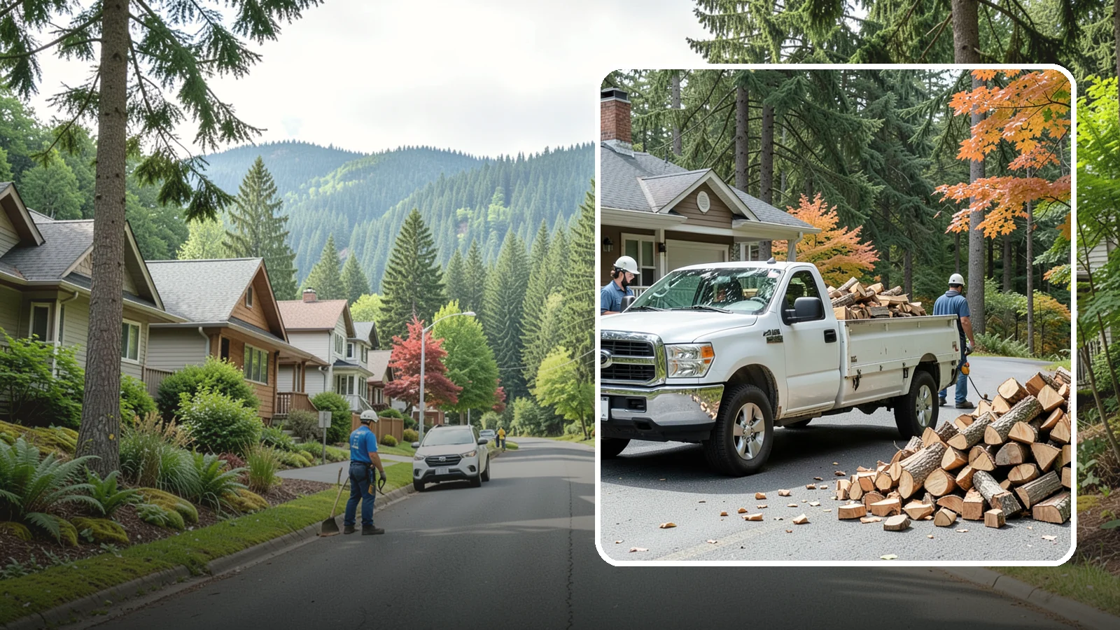 Winter Firewood Delivery in Darrington, Snohomish County, WA - Through the heart of the Pacific Northwest cold season, we keep your rack stocked with dry wood you can burn tonight.