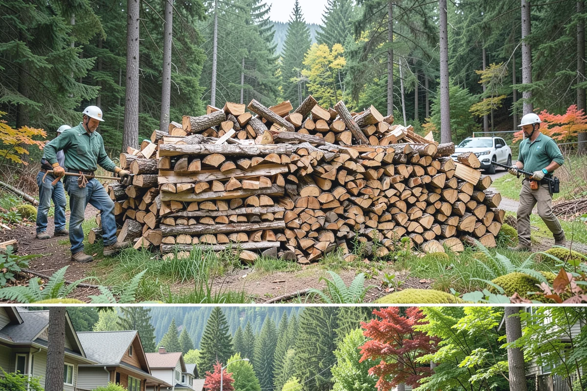 Winter Firewood Delivery in Darrington, Snohomish County, WA - This is our peak season from the first hard cold through late winter, so booking early locks in dependable resupply.