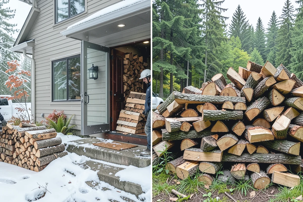 Winter Firewood Delivery in Des Moines, King County, WA - Set up your winter delivery quantity and schedule
