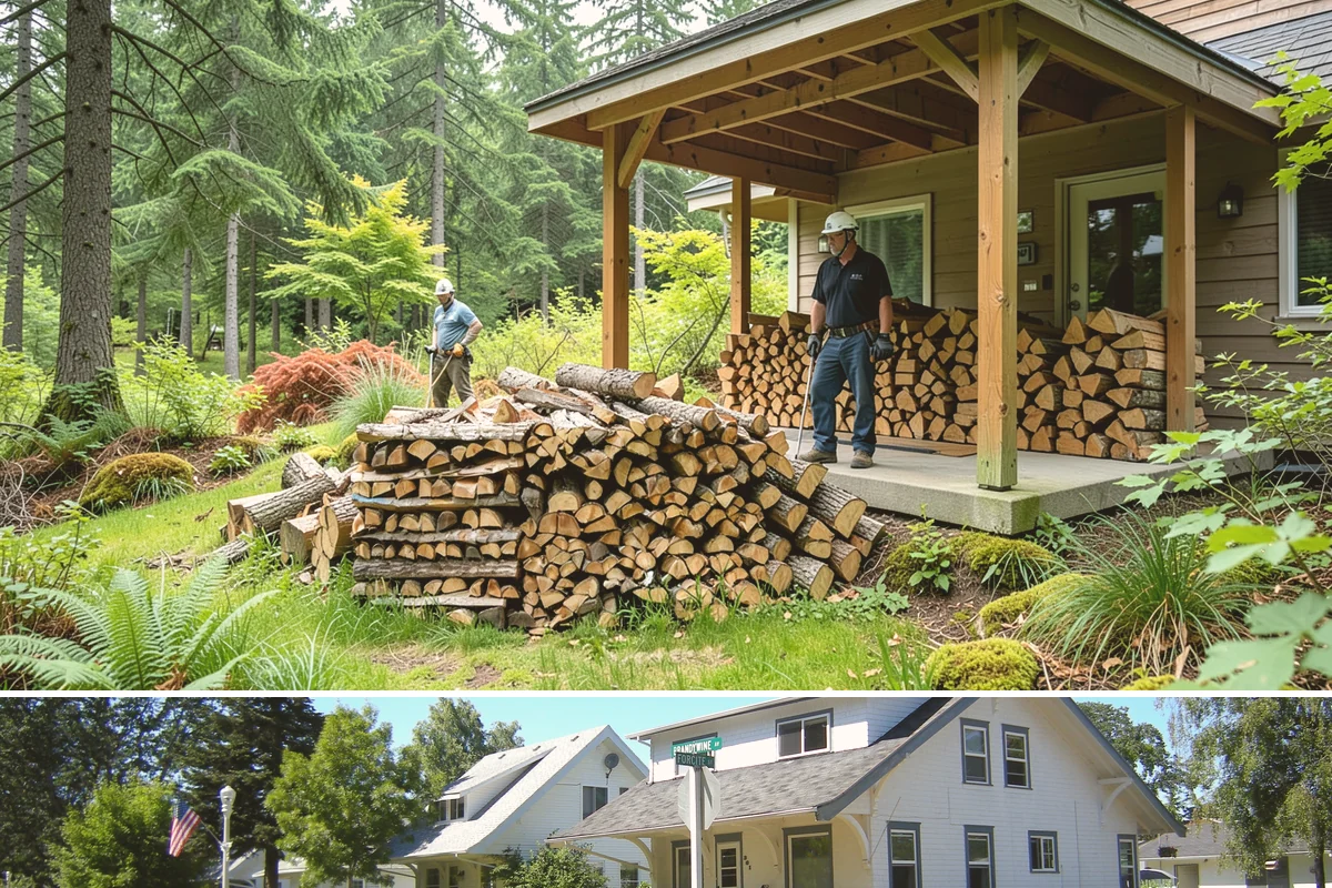 Winter Firewood Delivery in DuPont, Pierce County, WA - This is our peak season from the first hard cold through late winter, so booking early locks in dependable resupply.