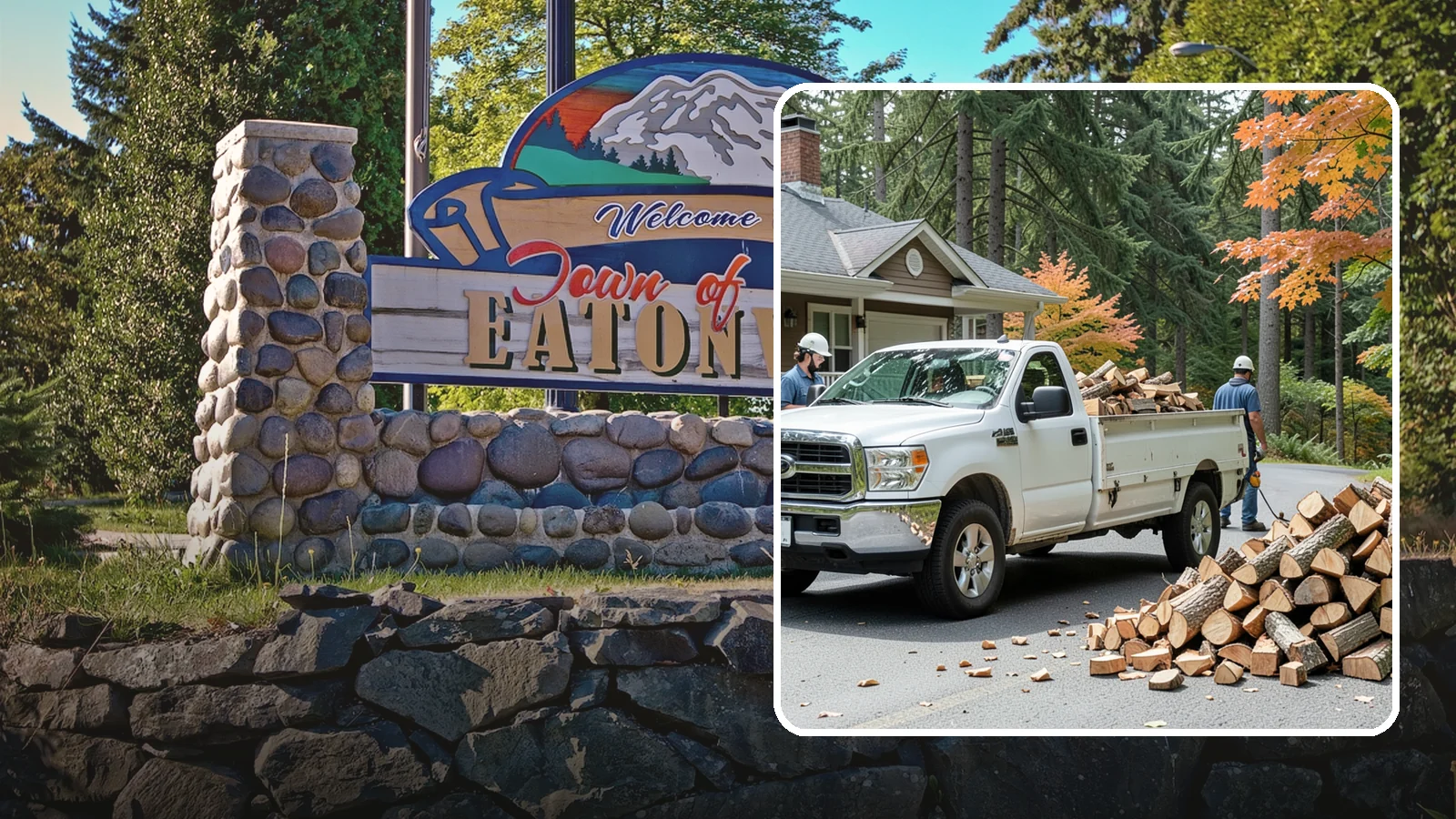 Winter Firewood Delivery in Eatonville, Pierce County, WA - Through the heart of the Pacific Northwest cold season, we keep your rack stocked with dry wood you can burn tonight.