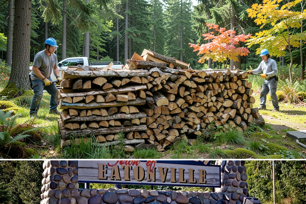 Winter Firewood Delivery in Eatonville, Pierce County, WA - This is our peak season from the first hard cold through late winter, so booking early locks in dependable resupply.