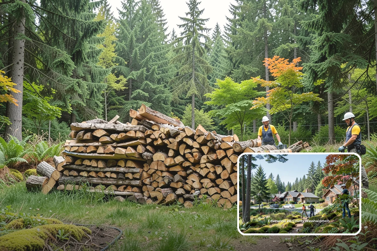 Winter Firewood Delivery in Edgewood, Pierce County, WA - Keeps your rack stocked through the coldest months