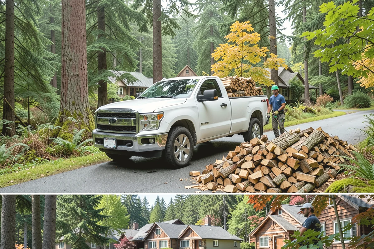 Winter Firewood Delivery in Edgewood, Pierce County, WA - This is our peak season from the first hard cold through late winter, so booking early locks in dependable resupply.