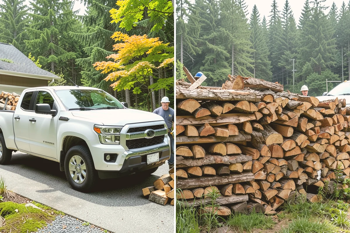 Winter Firewood Delivery in Edmonds, Snohomish County, WA - Set up your winter delivery quantity and schedule