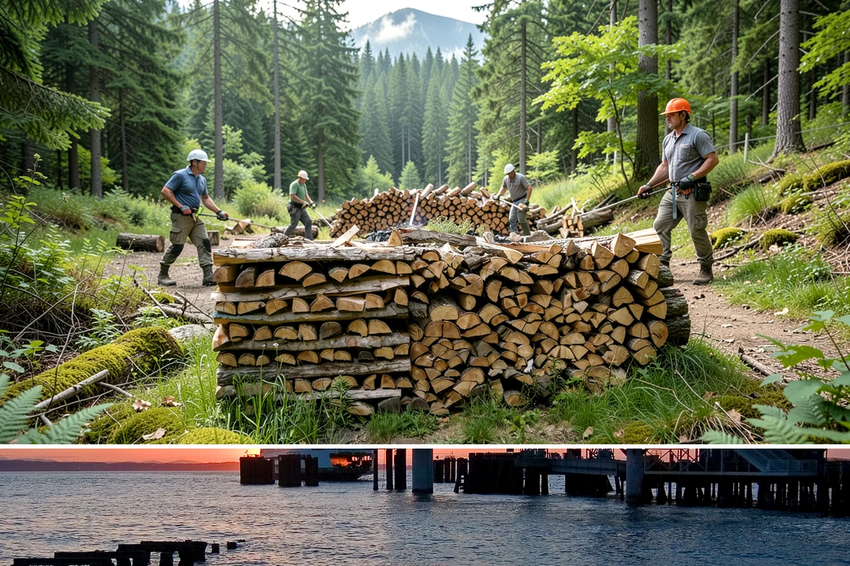 Winter Firewood Delivery in Edmonds, Snohomish County, WA - This is our peak season from the first hard cold through late winter, so booking early locks in dependable resupply.