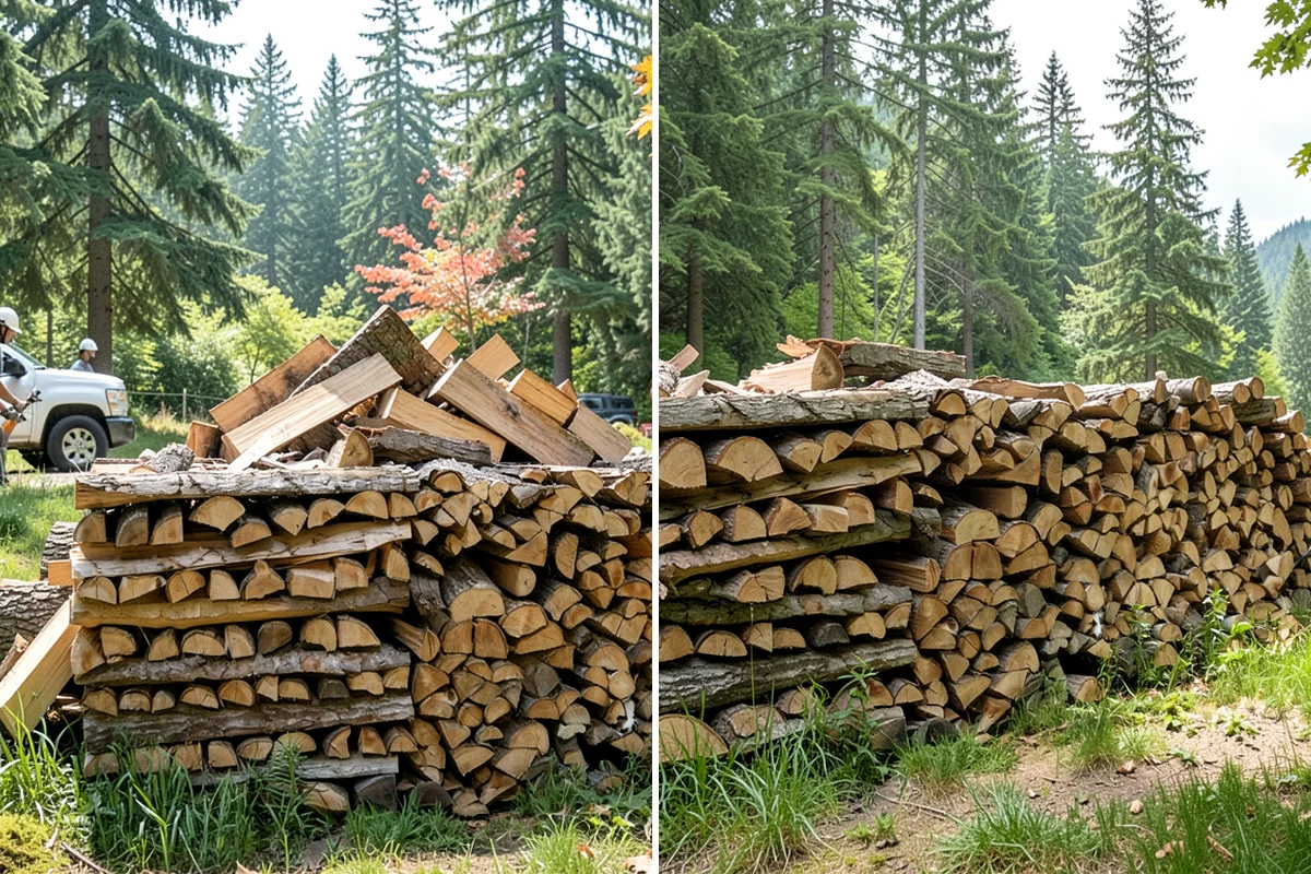 Winter Firewood Delivery in Everett, Snohomish County, WA - Set up your winter delivery quantity and schedule