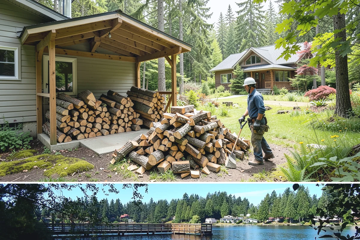 Winter Firewood Delivery in Federal Way, King County, WA - This is our peak season from the first hard cold through late winter, so booking early locks in dependable resupply.