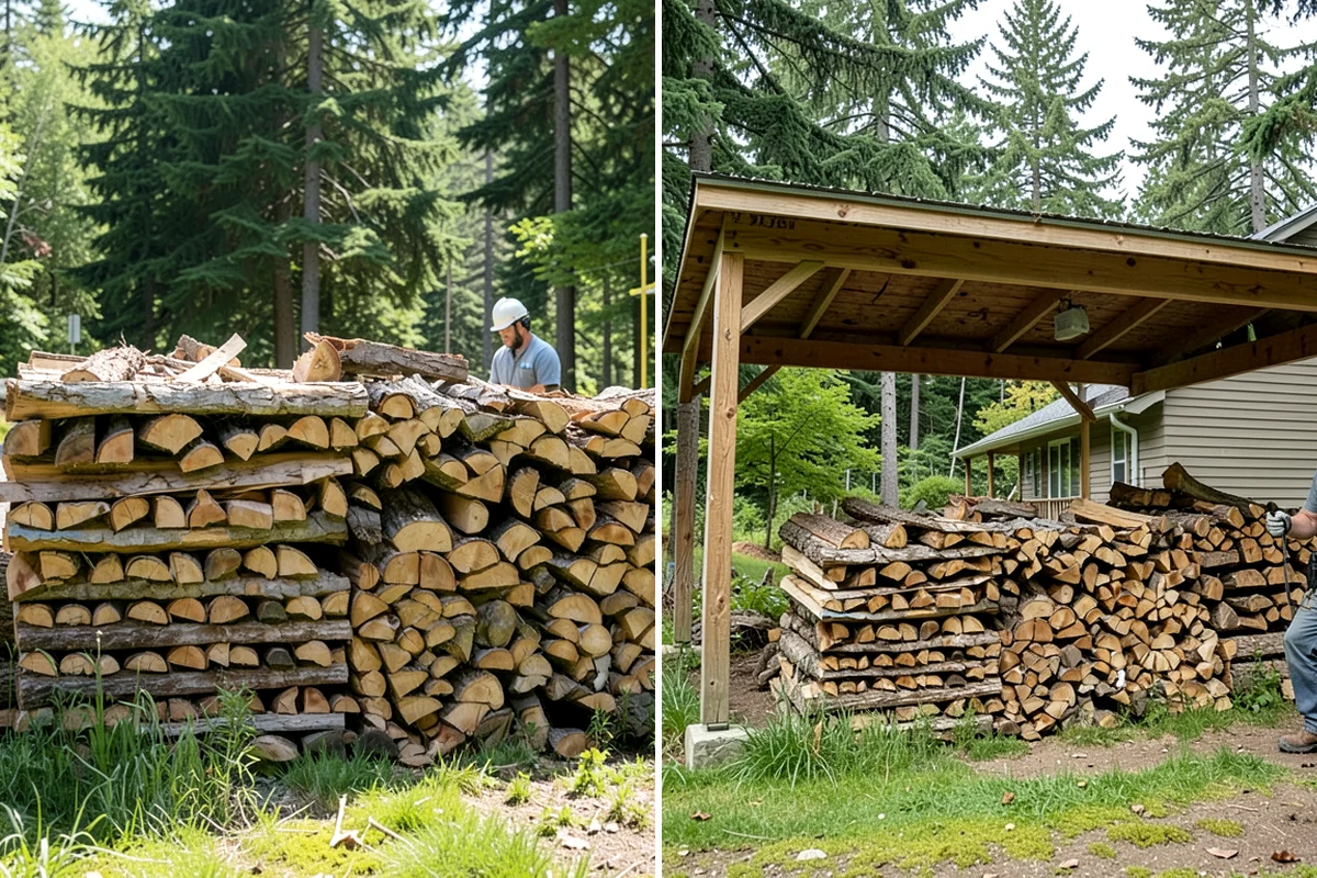 Winter Firewood Delivery in Fircrest, Pierce County, WA - Set up your winter delivery quantity and schedule