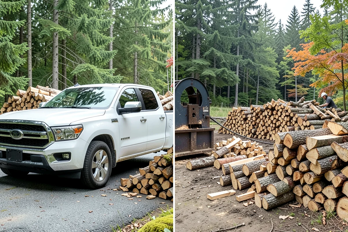 Winter Firewood Delivery in Gig Harbor, Pierce County, WA - Set up your winter delivery quantity and schedule