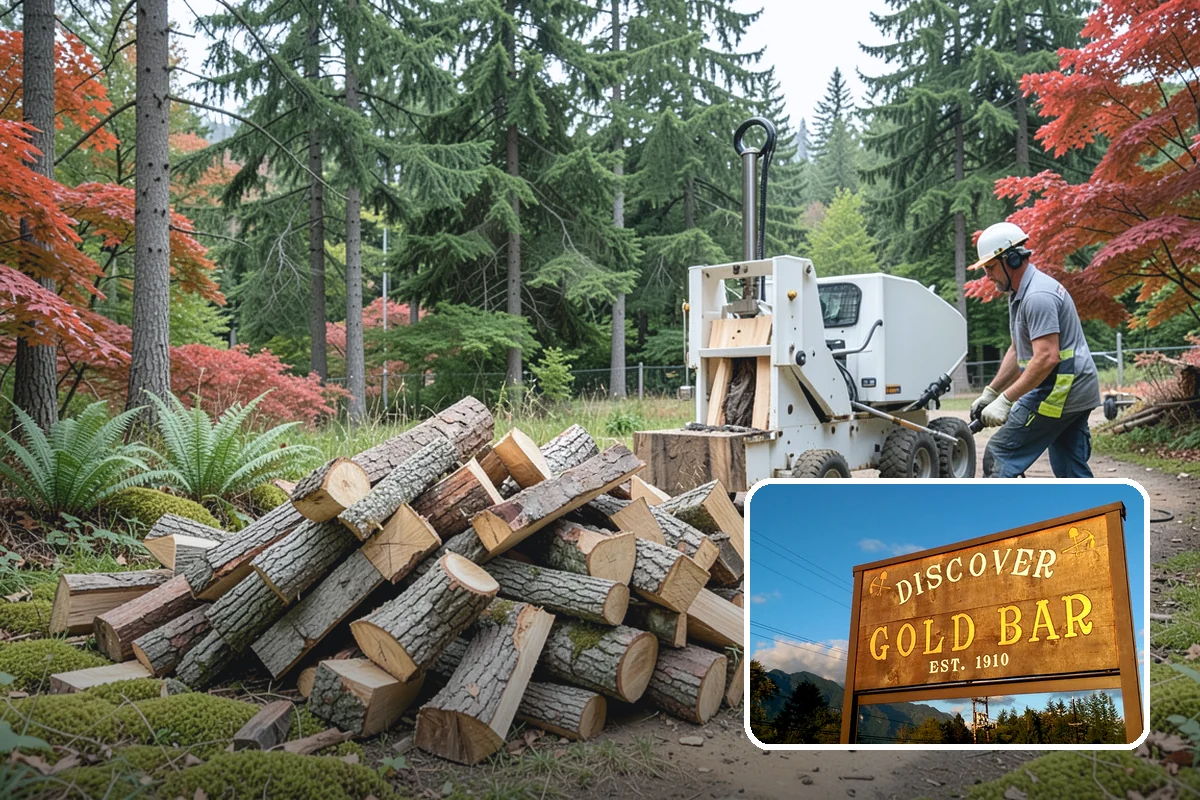 Winter Firewood Delivery in Gold Bar, Snohomish County, WA - Keeps your rack stocked through the coldest months