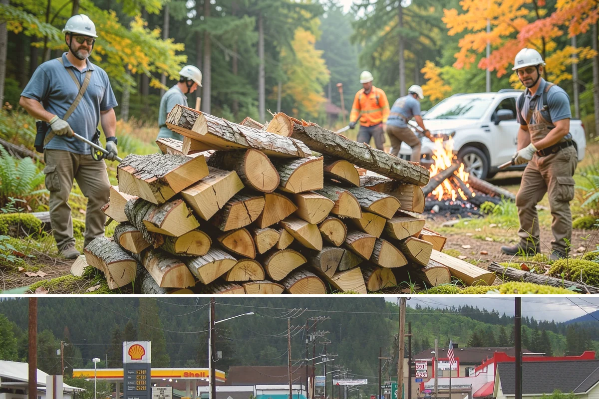 Winter Firewood Delivery in Granite Falls, Snohomish County, WA - This is our peak season from the first hard cold through late winter, so booking early locks in dependable resupply.