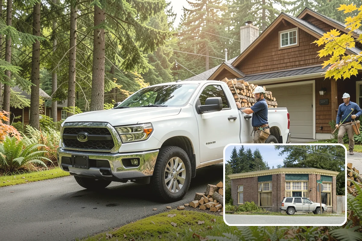 Winter Firewood Delivery in Hamilton, Skagit County, WA - Keeps your rack stocked through the coldest months