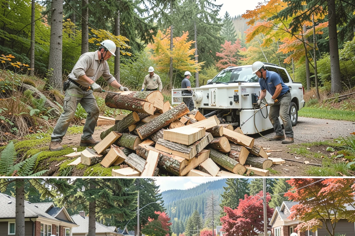 Winter Firewood Delivery in Hunts Point, King County, WA - This is our peak season from the first hard cold through late winter, so booking early locks in dependable resupply.