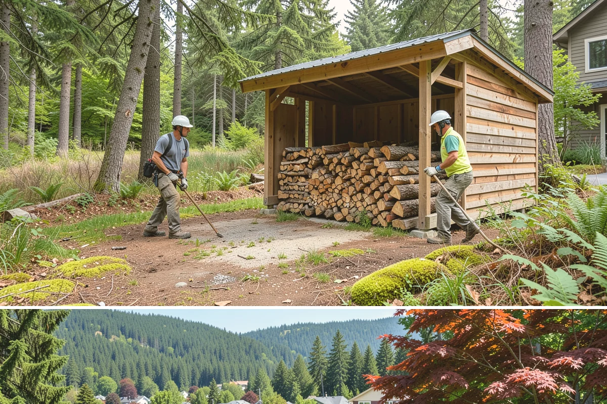 Winter Firewood Delivery in Index, Snohomish County, WA - This is our peak season from the first hard cold through late winter, so booking early locks in dependable resupply.