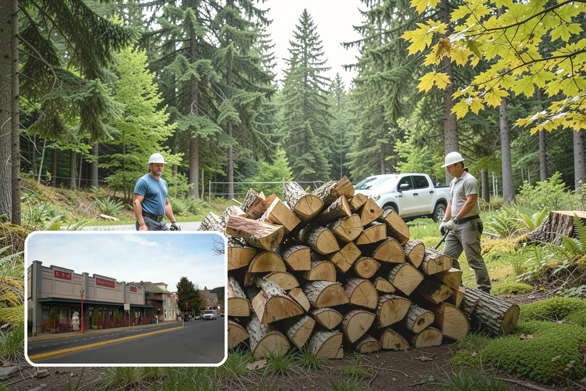 Winter Firewood Delivery in Issaquah, King County, WA - Keeps your rack stocked through the coldest months