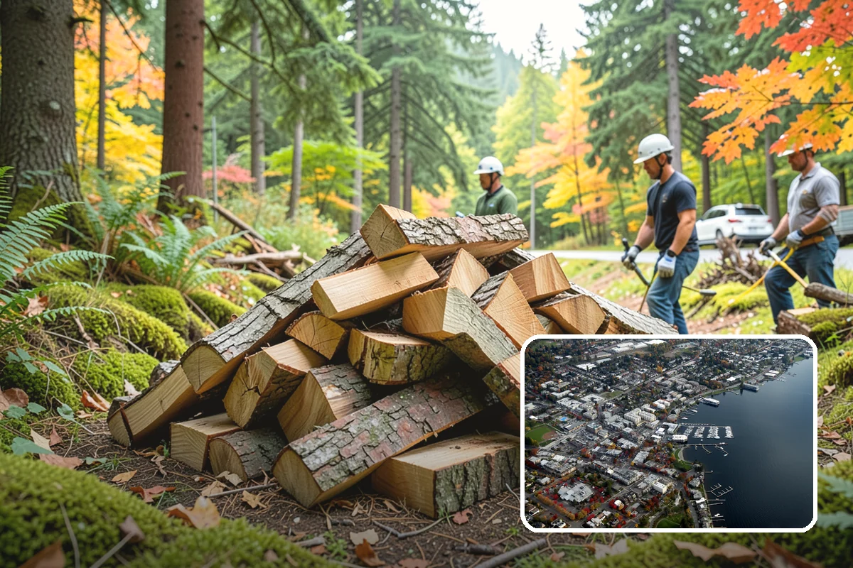 Winter Firewood Delivery in Kirkland, King County, WA - Keeps your rack stocked through the coldest months