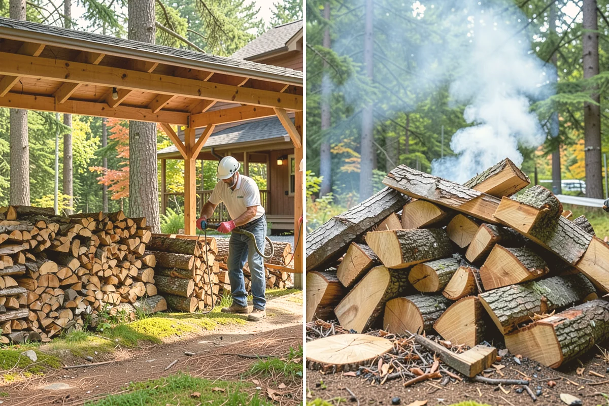 Winter Firewood Delivery in Langley, Island County, WA - Set up your winter delivery quantity and schedule