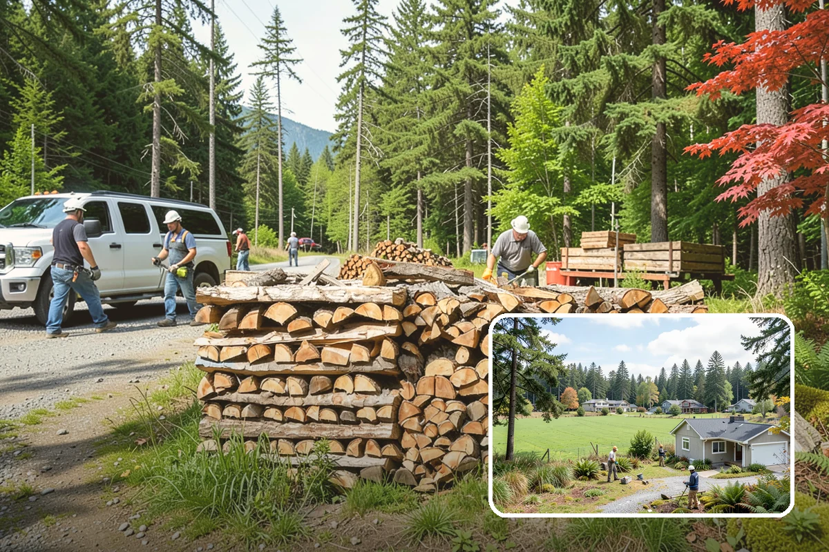 Winter Firewood Delivery in Lyman, Skagit County, WA - Keeps your rack stocked through the coldest months