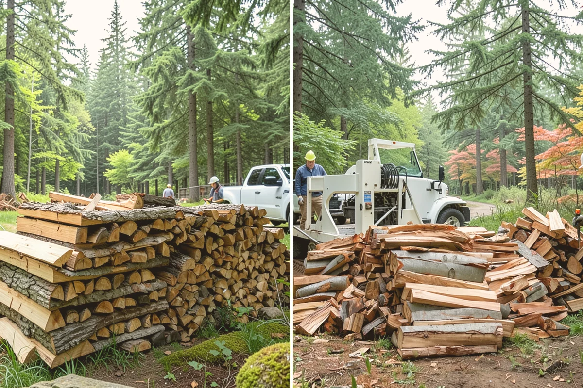 Winter Firewood Delivery in Lynnwood, Snohomish County, WA - Set up your winter delivery quantity and schedule