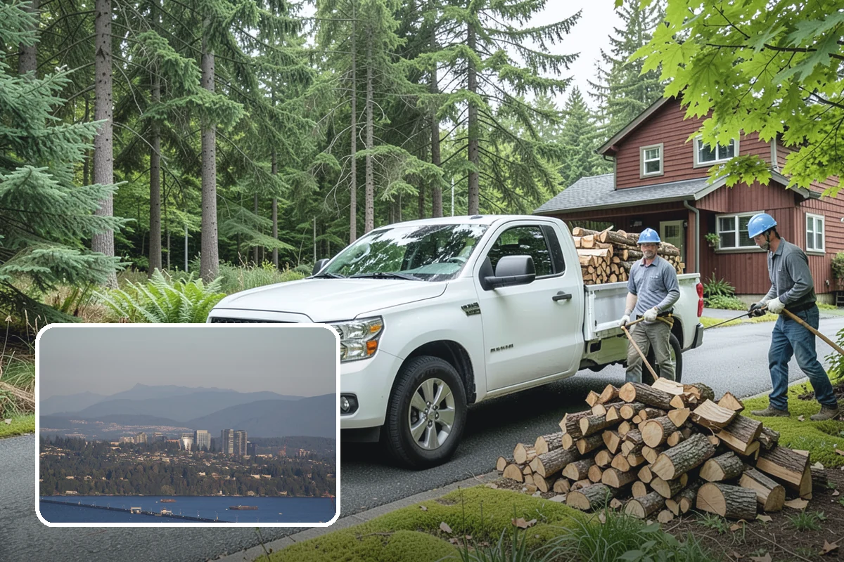 Winter Firewood Delivery in Medina, King County, WA - Keeps your rack stocked through the coldest months