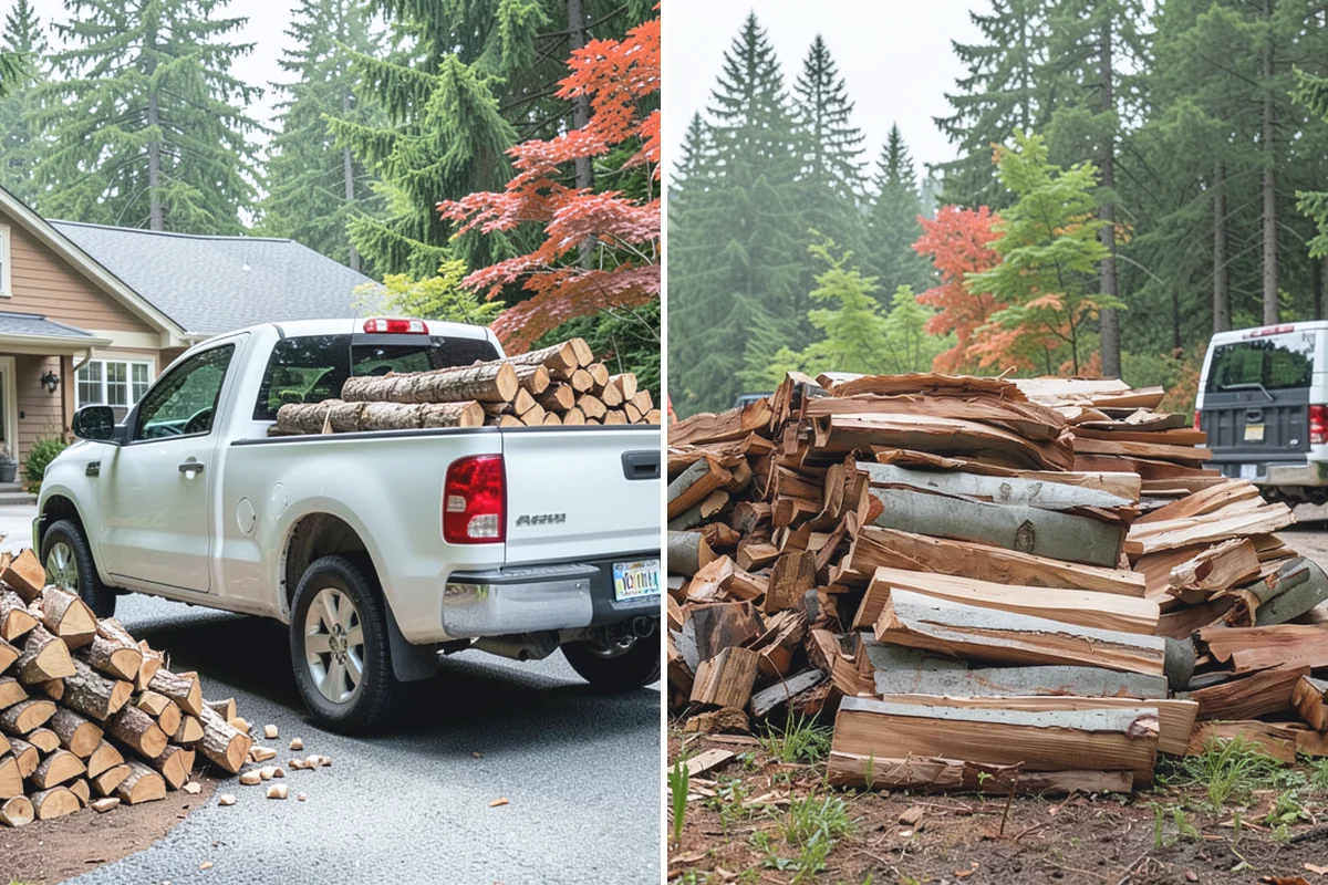 Winter Firewood Delivery in Medina, King County, WA - Set up your winter delivery quantity and schedule