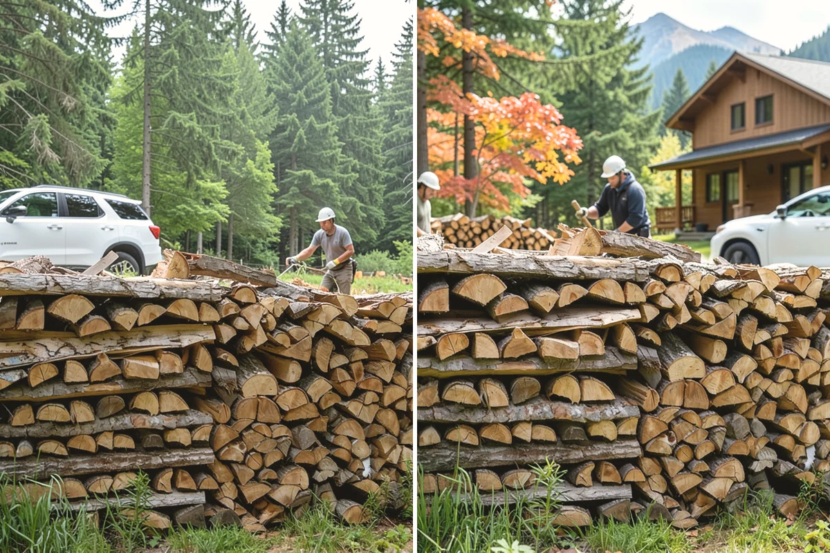 Winter Firewood Delivery in Mercer Island, King County, WA - Set up your winter delivery quantity and schedule