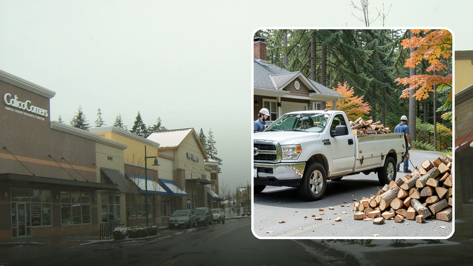 Winter Firewood Delivery in Mill Creek, Snohomish County, WA - Through the heart of the Pacific Northwest cold season, we keep your rack stocked with dry wood you can burn tonight.