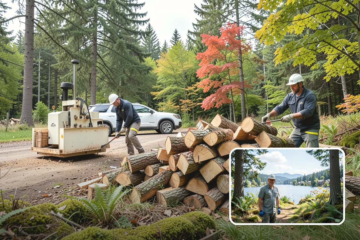 Winter Firewood Delivery in Milton, King County, WA - Keeps your rack stocked through the coldest months