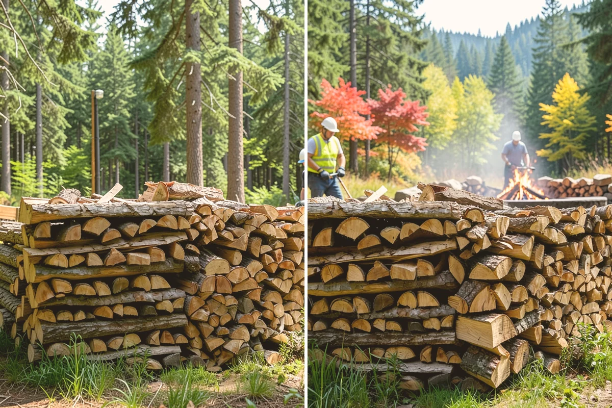 Winter Firewood Delivery in Milton, King County, WA - Set up your winter delivery quantity and schedule