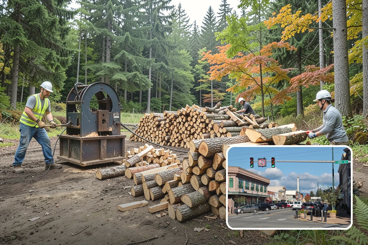 Winter Firewood Delivery in Monroe, Snohomish County, WA - Keeps your rack stocked through the coldest months